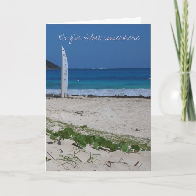 Tarjeta Retiro, vacaciones, rotura (Anverso)