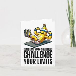 Tarjeta Reto de sus límites de músculo abdominal culturist