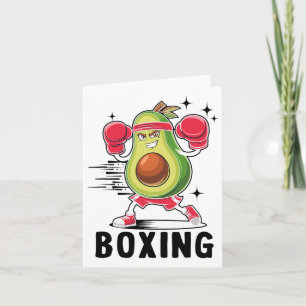 Tarjeta Retorno de aguacate Boxeo Alimentos Vegetarianos S