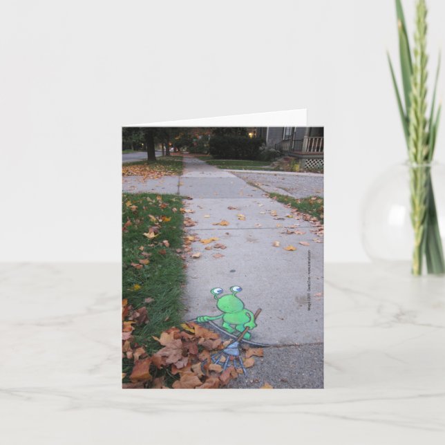 Tarjeta retorno del perezoso rastrillador (Anverso)