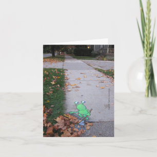 Tarjeta retorno del perezoso rastrillador