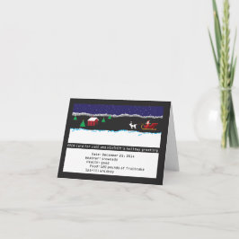 tarjeta retra de 8 bits del día de fiesta del