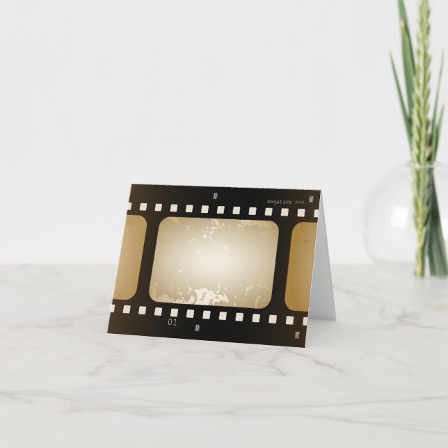 Tarjeta retra de la foto del papel de la película (Anverso)
