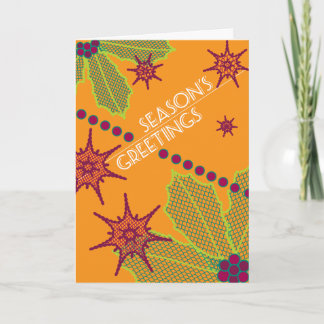 Tarjeta retra del día de fiesta de los saludos de