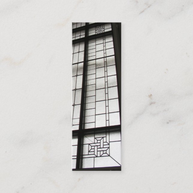 Tarjeta retra del perfil del ~ del tragaluz (Anverso)