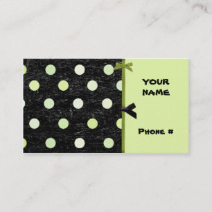 Tarjeta retra del perfil y/o de visita