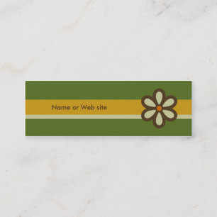 Tarjeta retra moderna del perfil - tarjeta social