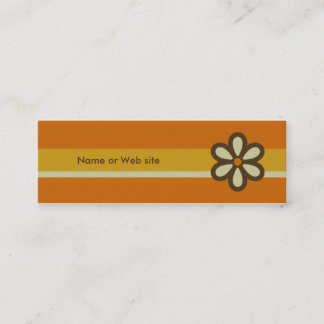 Tarjeta retra moderna del perfil - tarjeta social