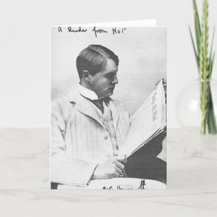 Tarjeta Retrato de Alfred Harmsworth, 1897