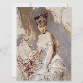 Tarjeta Retrato de Alice Regnault (por Giovanni Boldini)