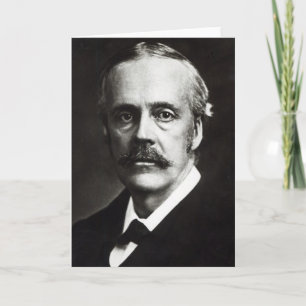 Tarjeta Retrato de Arturo James Balfour