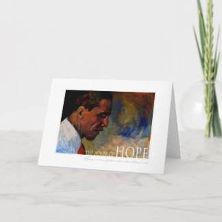 Tarjeta Retrato de Barack Obama