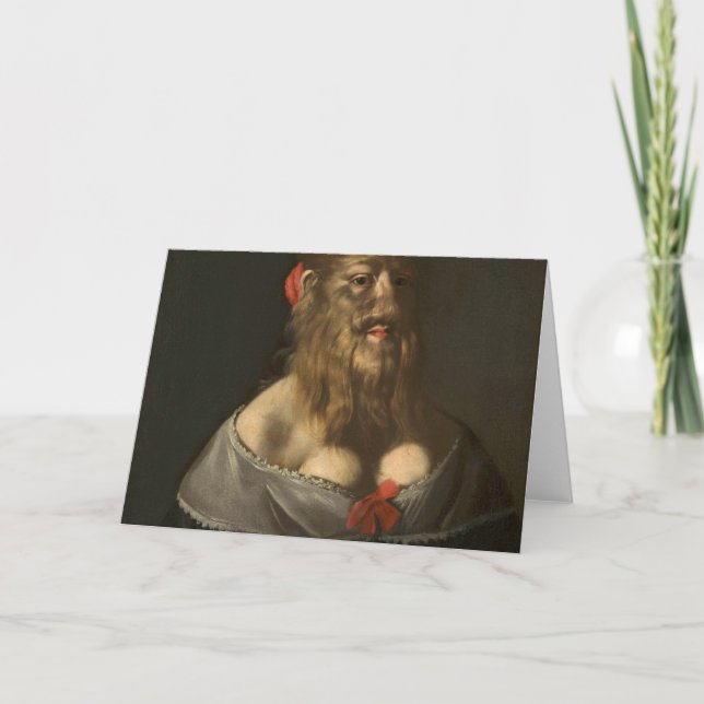 Tarjeta Retrato De Bárbara Van Beck Curiosidades Y Oddit (Anverso)