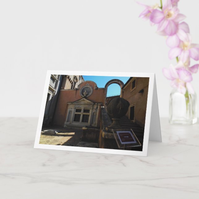 Tarjeta Retrato de Castel Sant'Angelo, Roma, Italia (Orquídea)