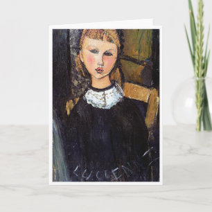 Tarjeta Retrato de Ceroni, Modigliani