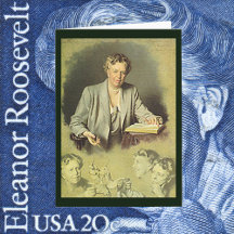 Retrato de Eleanor Roosevelt en la Casa Blanca