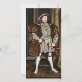 Tarjeta Retrato de Enrique VIII (Hans Holbein el Joven)