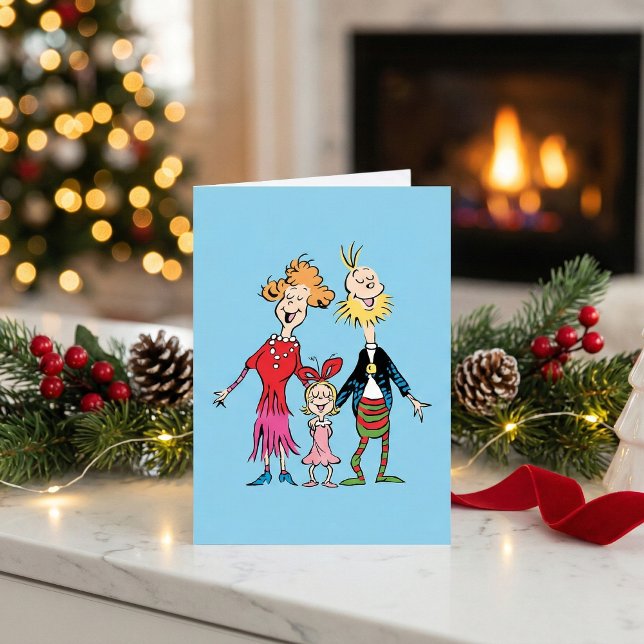 Tarjeta Retrato de familia de Cindy Lou Quién (Subido por el creador)