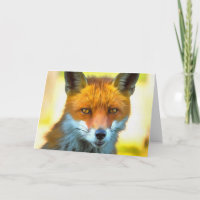 Retrato de Fox: Arte de vida salvaje realista