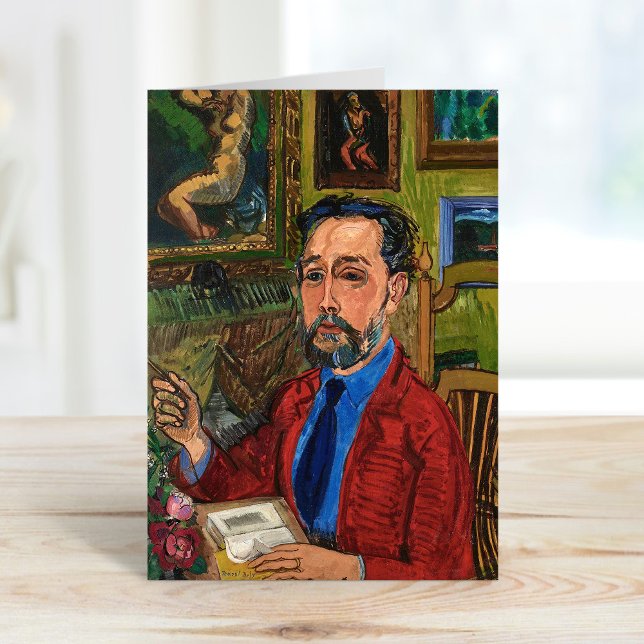 Tarjeta Retrato de Joachim Gasquet | Raoul Dufy (Subido por el creador)