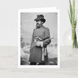 Tarjeta Retrato de la guerra civil de los años 1860