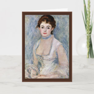 Tarjeta Retrato De Madame Henriot Por Pierre-Auguste
