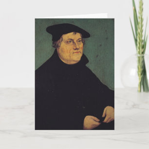 Tarjeta Retrato de Martin Luther 1543