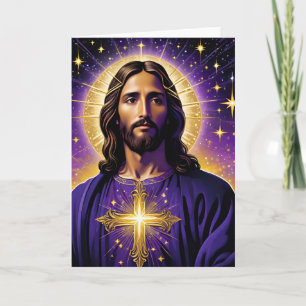 Tarjeta Retrato de Navidades de Jesucristo