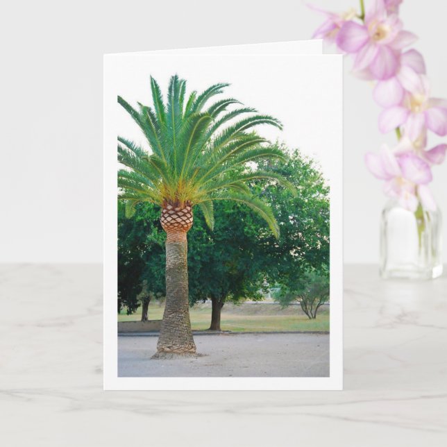 Tarjeta Retrato de palmera (Orquídea)
