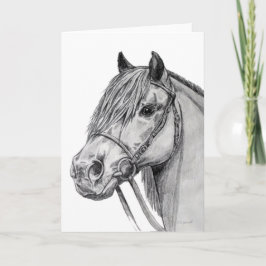 Tarjeta Retrato de Shetland Pony