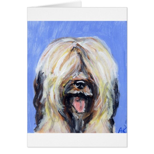 Tarjeta Retrato de un Briard