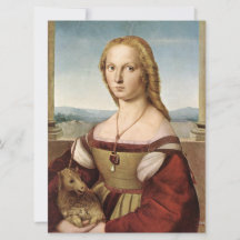 Retrato de una dama con unicornio (de Raphael)