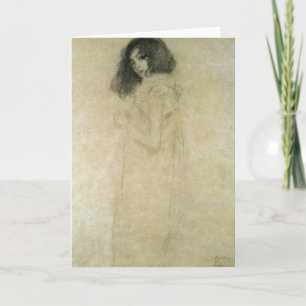 Tarjeta Retrato de una mujer joven, 1896-97