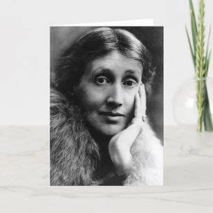 Tarjeta Retrato de Virginia Woolf