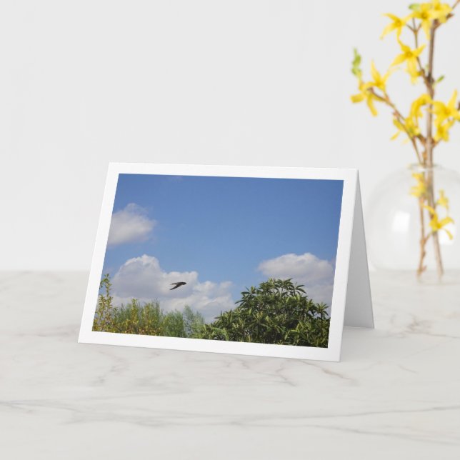 Tarjeta Retrato del país de barbecho (flor amarilla)