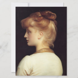 Tarjeta Retrato femenino desde atrás (de Frederic Leighton