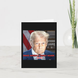 Tarjeta Retrato Inaugural Oficial 2025 Del Presidente Dona