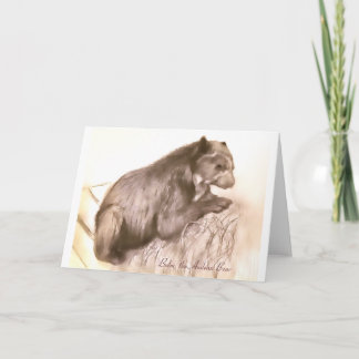 Tarjeta Retrato Notecard de A. Neuman Bubu