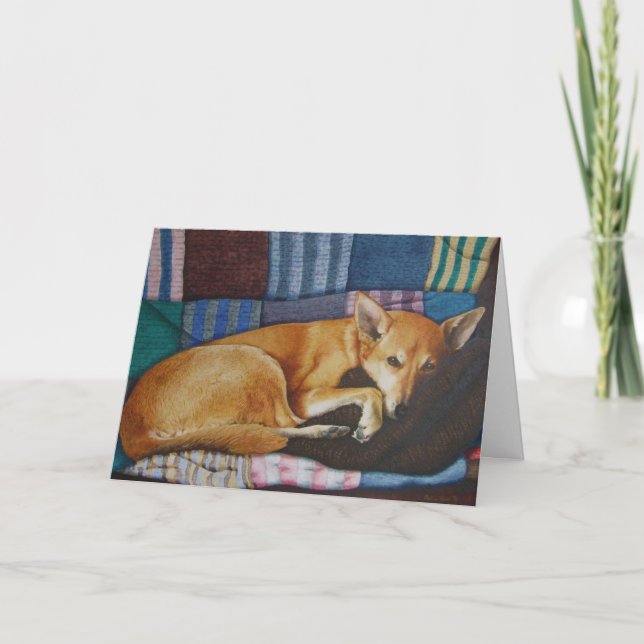 Tarjeta retratos cruzados de perros del pastor alemán labr (Anverso)