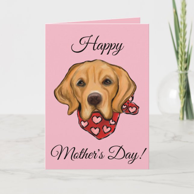 Tarjeta Retriever Dorado (Anverso)