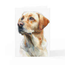 retriever labrador amarillo acuarela