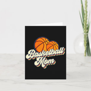 Tarjeta Retro años 70 mamá de baloncesto jugadora linda ma