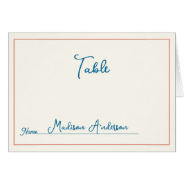 Tarjeta Retro Black White Boda Place