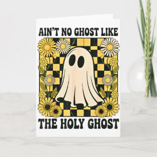 Tarjeta Retro Boho No Hay Fantasma Como El Espíritu Santo,