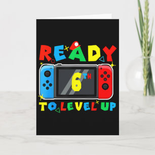 Tarjeta Retro Ck Regreso A Clases 6to Listo Para Subir De 