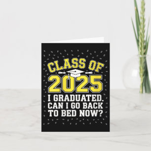 Tarjeta Retro Cl De Mujeres De 2025 Me Gradué ¿Puedo Volve