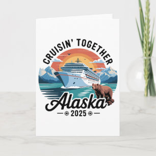Tarjeta Retro Cruisin Together Alaskaa 2025 Familiares Com