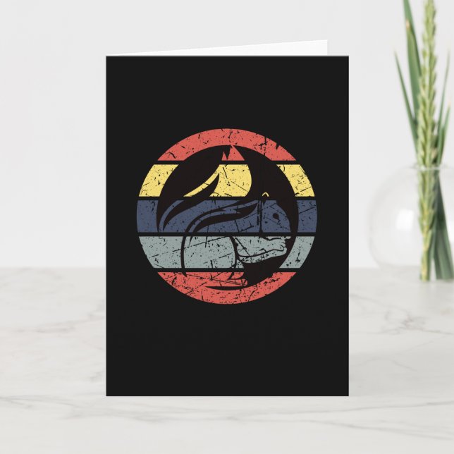Tarjeta Retro de ardilla (Anverso)