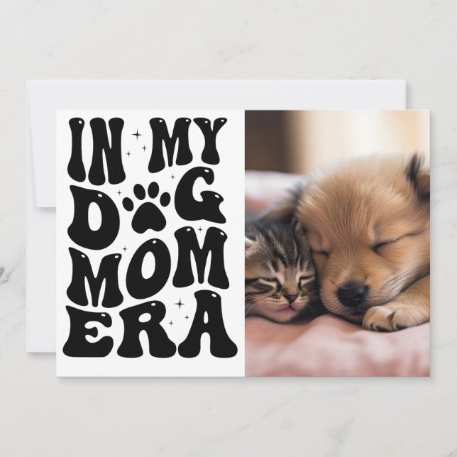 Tarjeta retro de cumpleaños o Día de la Madre para (Anverso)