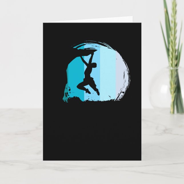 Tarjeta Retro de escalada (Anverso)